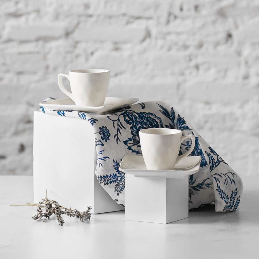 KARACA CARMITA KARE/SQUARE Turkish coffee SET FOR 2
