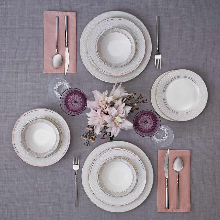 KARACA ERTE 6 KISILIK 24 PARCA/24 PIECES DINNERWARE SET