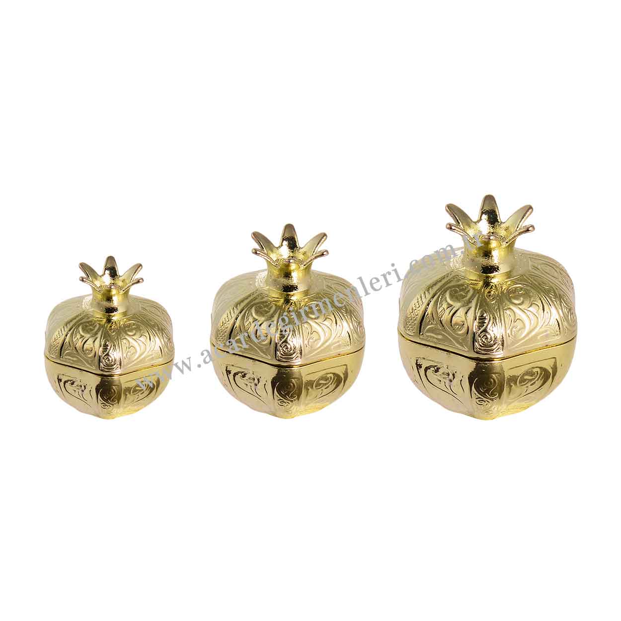 POMEGRANATE SET OF 3 LOKUMLUK