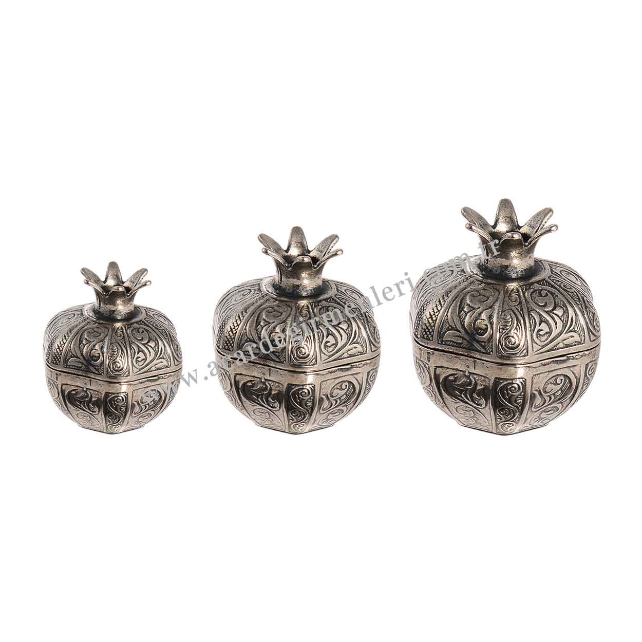 POMEGRANATE SET OF 3 LOKUMLUK
