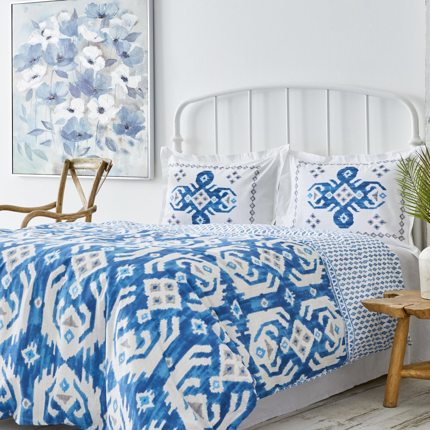 Karaca Home Neos Blue Duvet set Queen