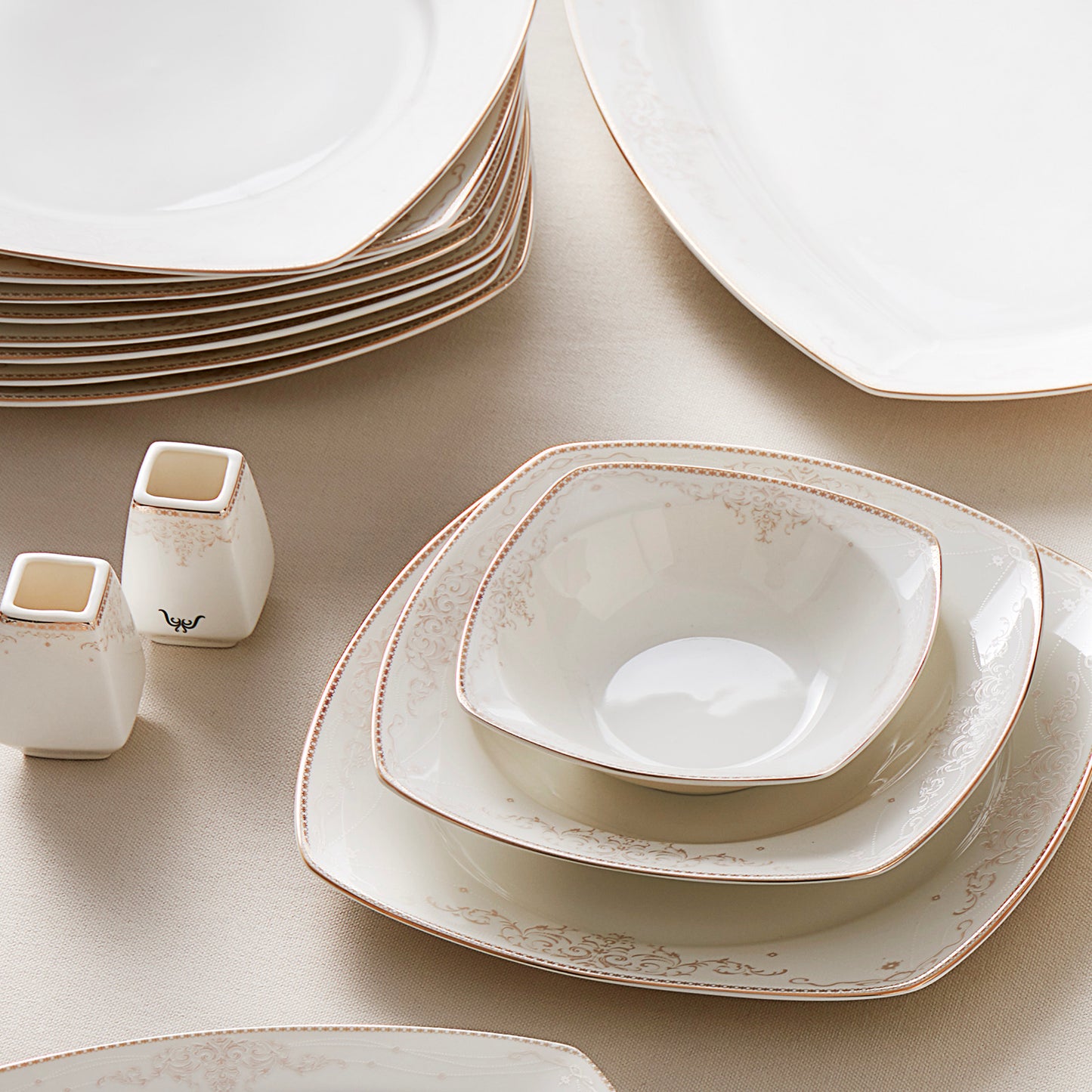 KARACA ADELINA 60 PCS Dinnerware Set