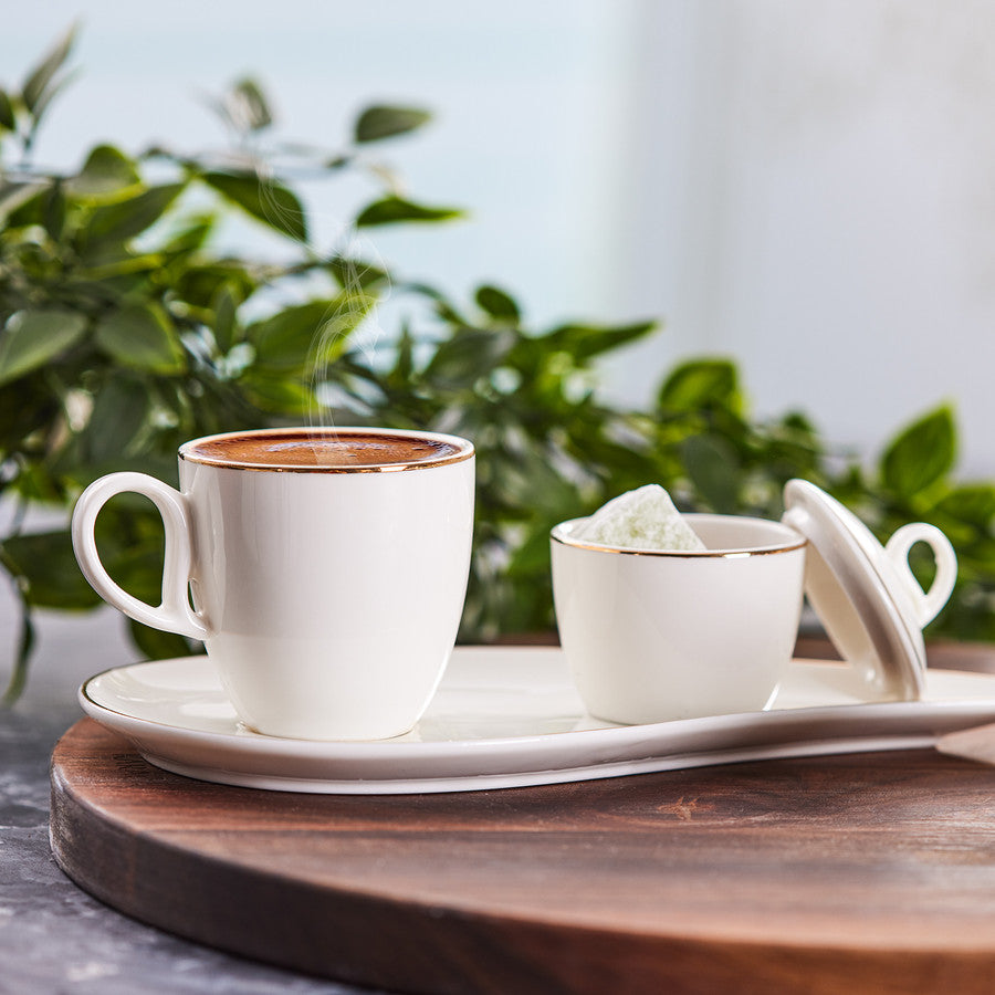 KARACA LEAF TURKISH COFFE SET FOR 2