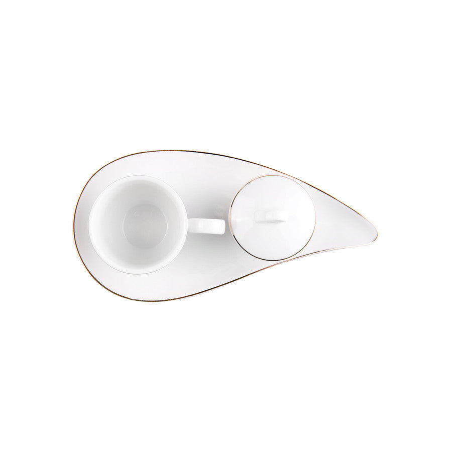 KARACA LEAF TURKISH COFFE SET FOR 2