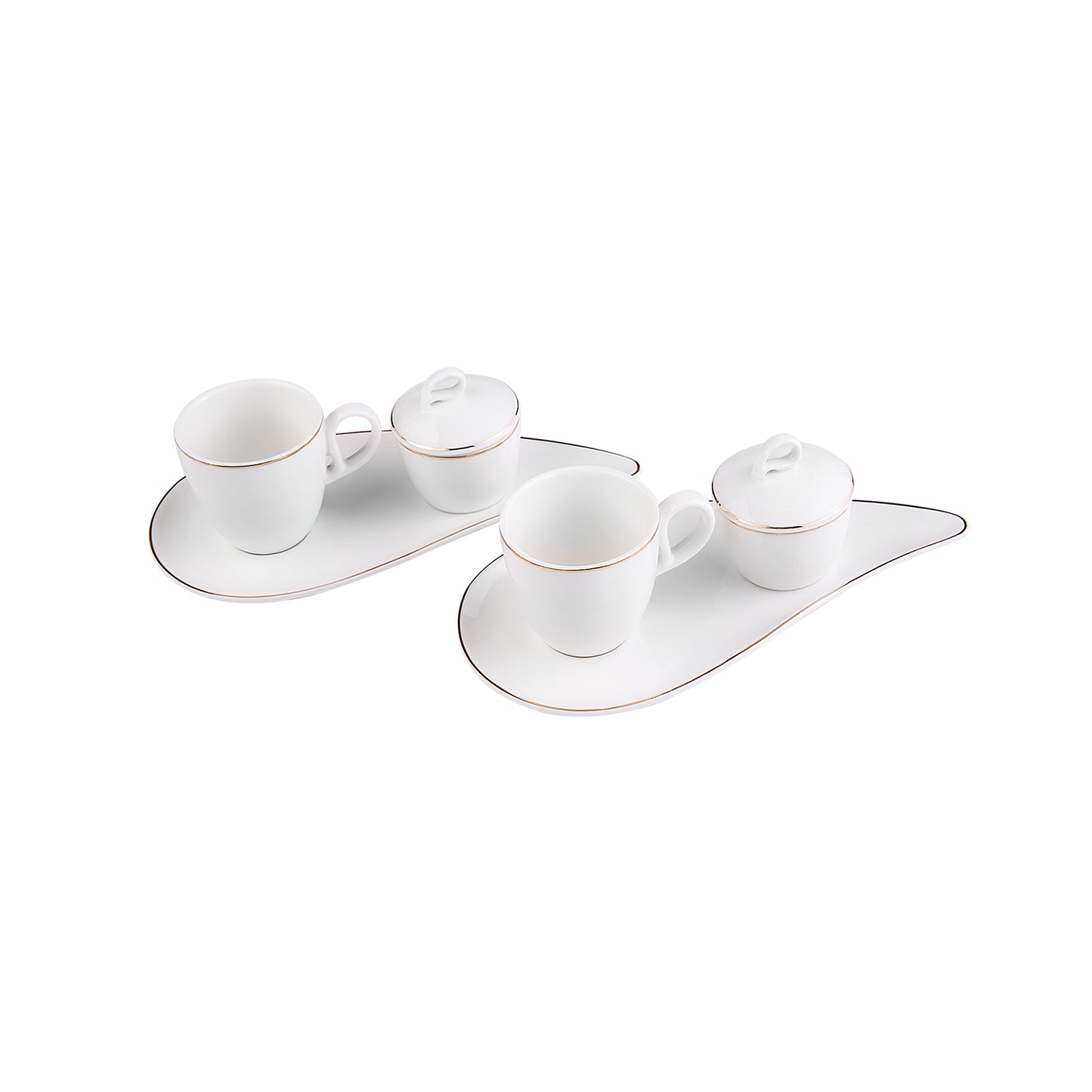 KARACA LEAF TURKISH COFFE SET FOR 2