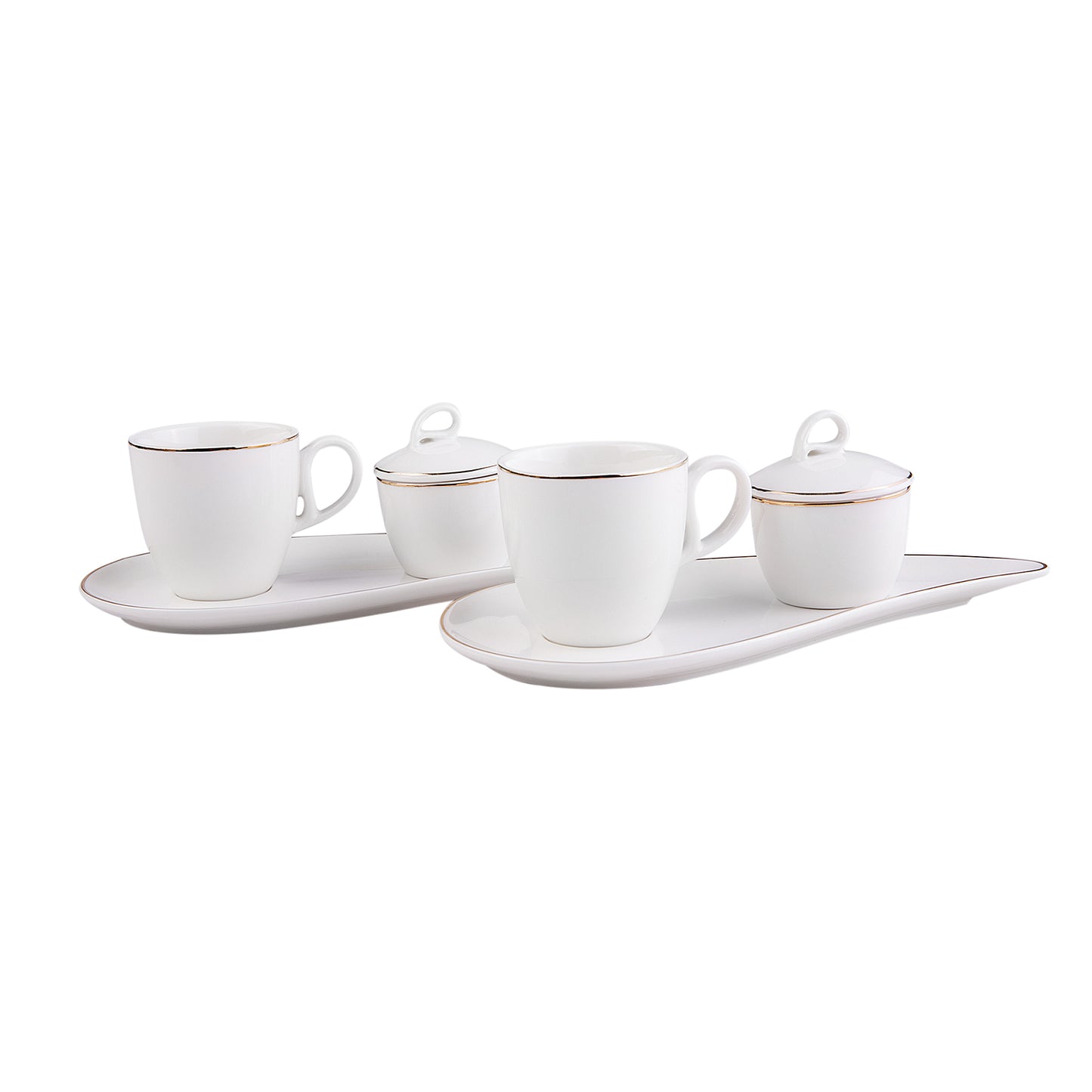 KARACA LEAF TURKISH COFFE SET FOR 2
