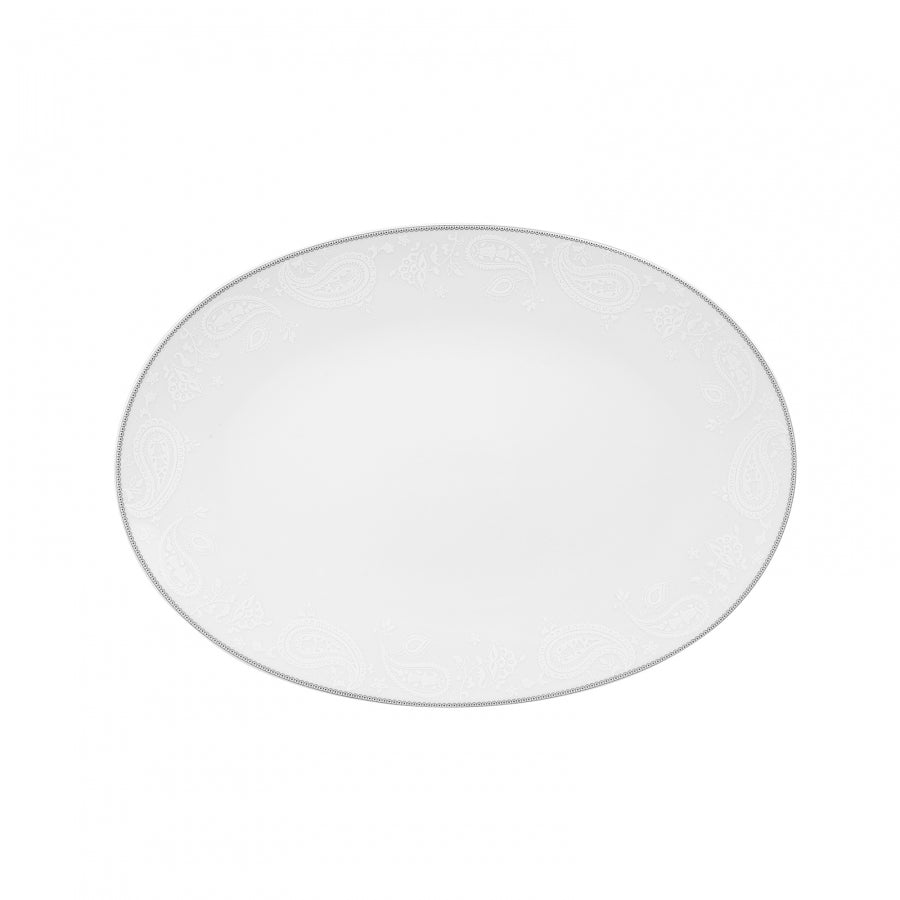 KARACA NEW SHAWL CREAM PLATIN 60PIECES DINNERWARE SET