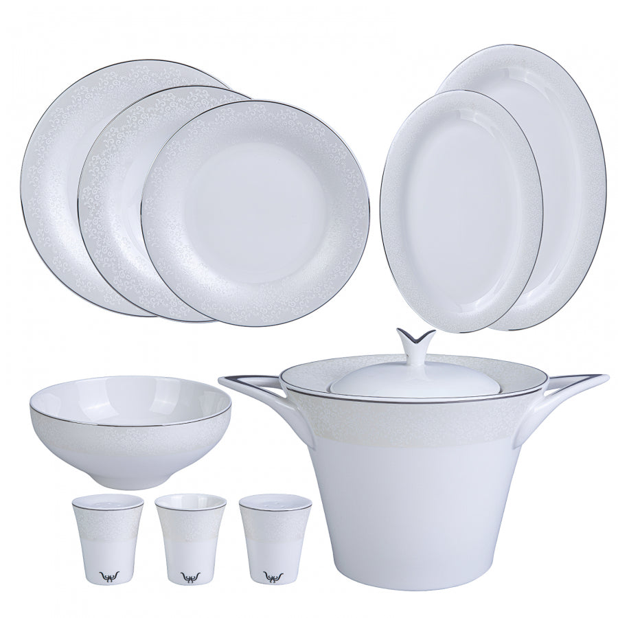 KARACA SILVERMASK PLATIN 60 PCS DINNERWARE SET
