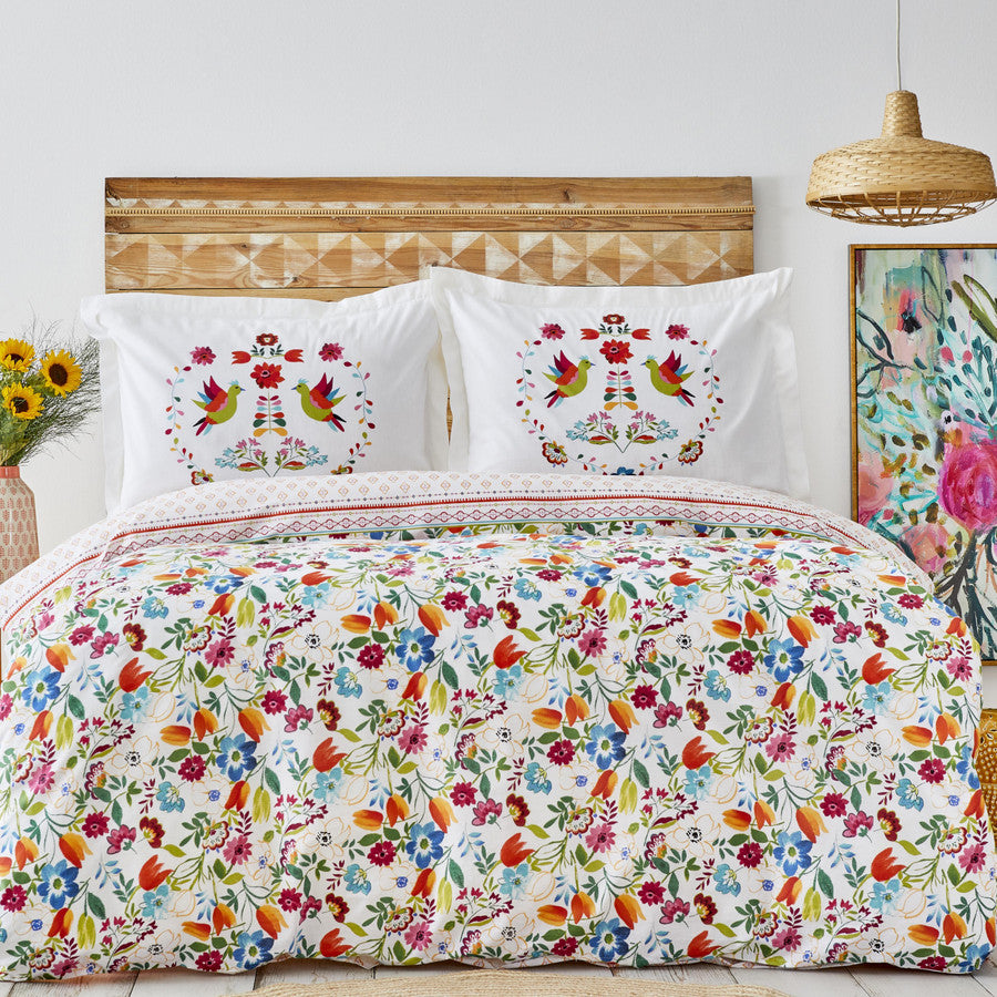 Karaca Home Fushia Queen Duvet set
