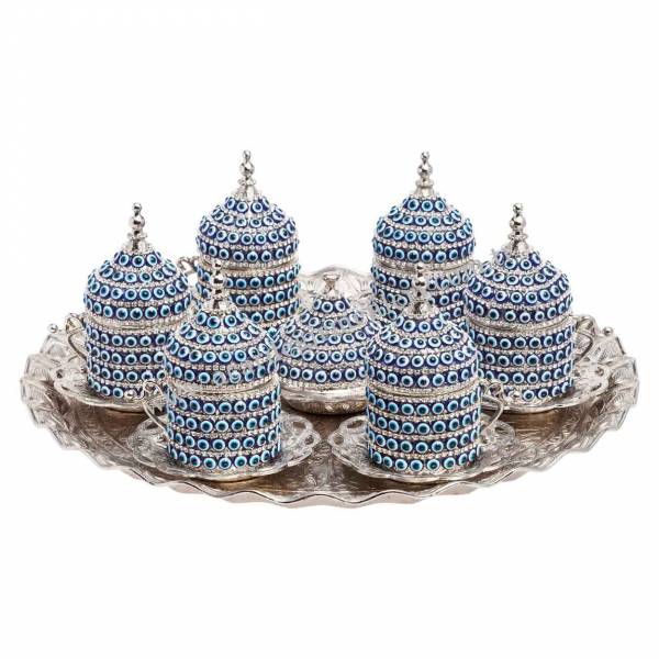 ACAR TURKISH COFFEE SET FOR 6 NAZAR